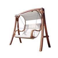 Larch Wood Luxurious 2 Seater Swing Chair