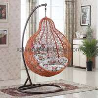 Outdoor Egg Shaped Wicker Hanging Balcony Hammock Cane Indoor Patio Swing Chair